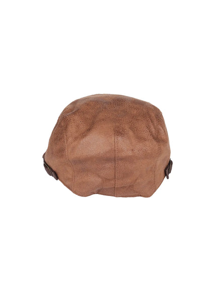 mens-vintage-faux-leather-flat-cap-il514