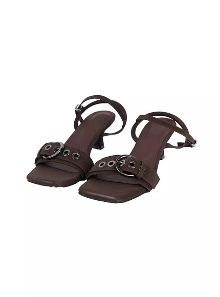 strappy-square-heel-sandals-iu509 / Brown