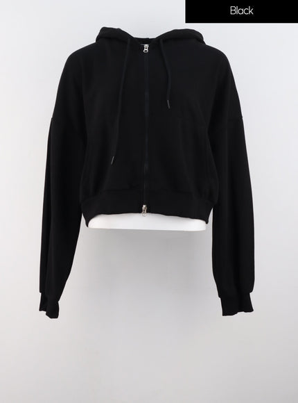 comfyz-zip-up-hoodie-is322 / Black