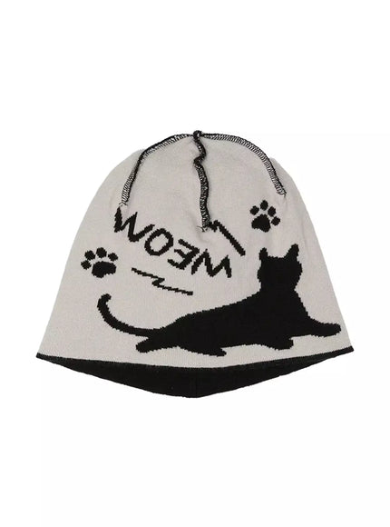 meow-print-two-way-beanie-iu518