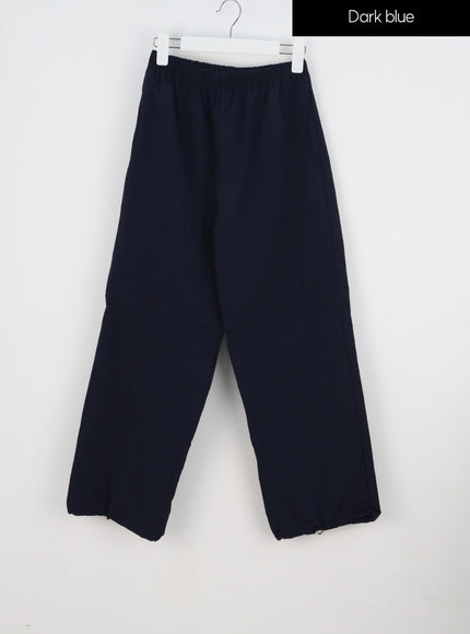 Color Wide Track Pants IY312