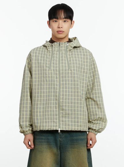 mens-plaid-windbreaker-jacket-if510