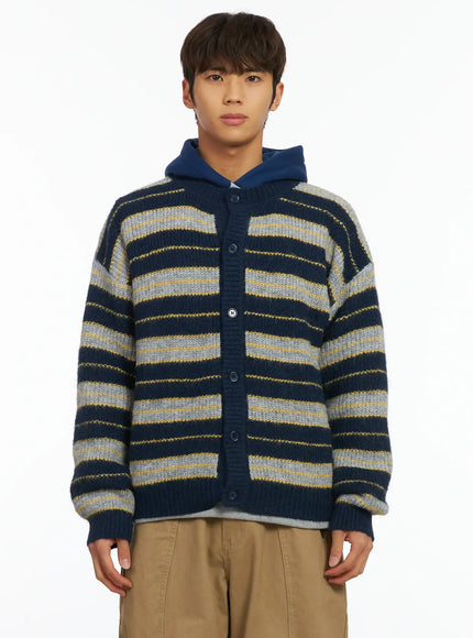 mens-striped-knit-cardigan-ij514