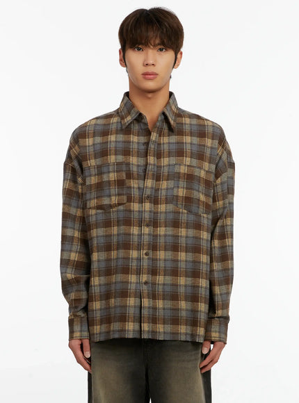 mens-casual-checkered-shirt-id523
