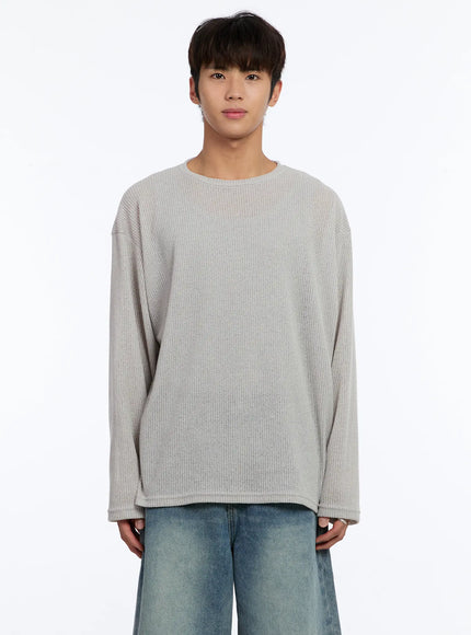 mens-waffle-knit-long-sleeve-top-im530
