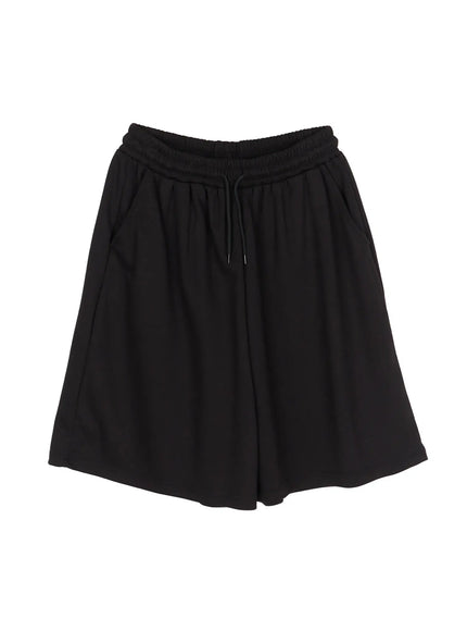 mens-basic-elastic-waist-sweat-shorts-iu515
