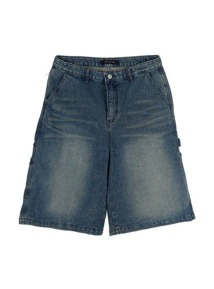 Men's Patchwork Carpenter Jorts IL520