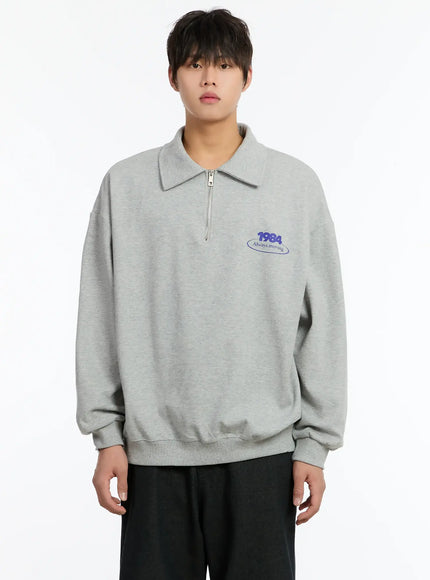 mens-1984-half-zip-up-collar-sweatshirt-im502