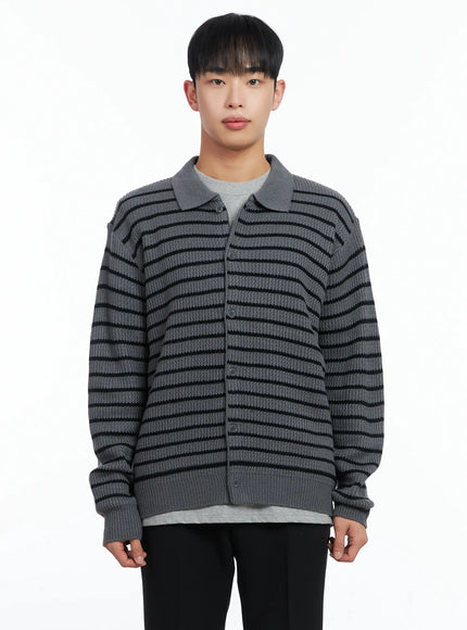 mens-stripe-knit-collared-cardigan-in518-1