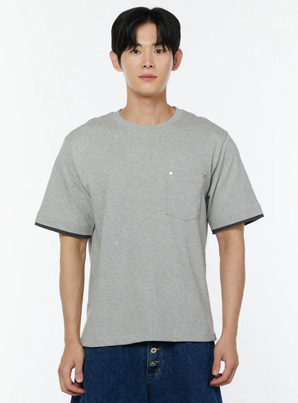 mens-layered-semi-crop-t-shirt-with-pocket-iu504
