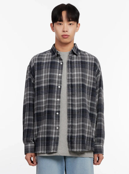 mens-casual-plaid-check-shirt-io528