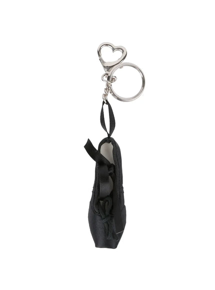 mini-ballet-shoe-keychain-is516 / Black