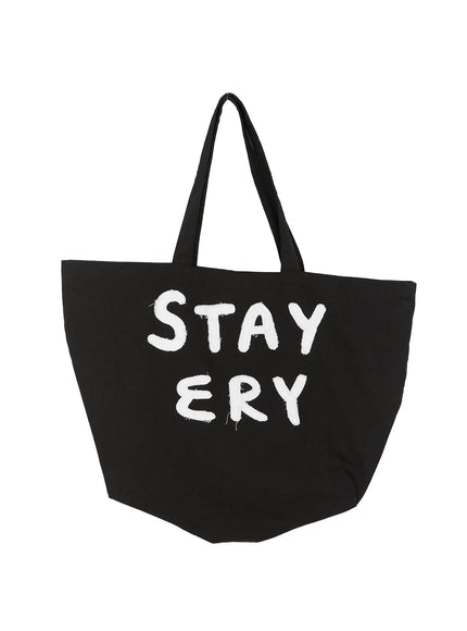embroidered-tote-bag-iu518 / Black