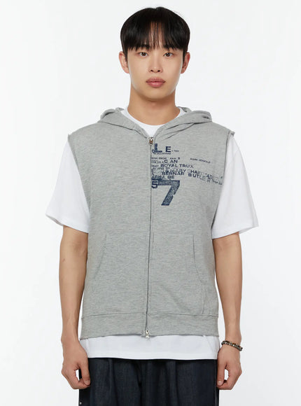 mens-hooded-zip-up-sleeveless-vest-iu516