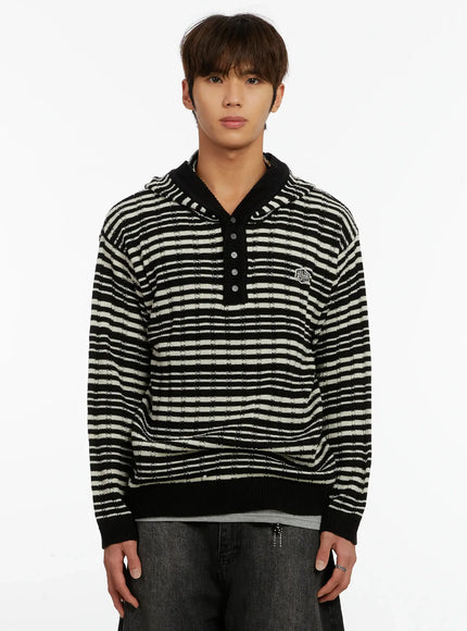 mens-striped-henley-knit-hoodie-id524