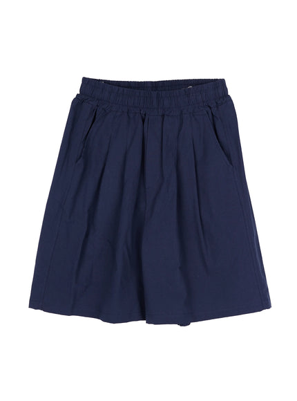 mens-casual-pintuck-shorts-dark-blue-iy522