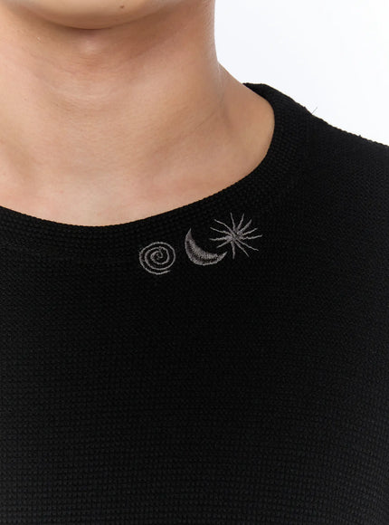 mens-embroidered-waffle-knit-t-shirt-ia520