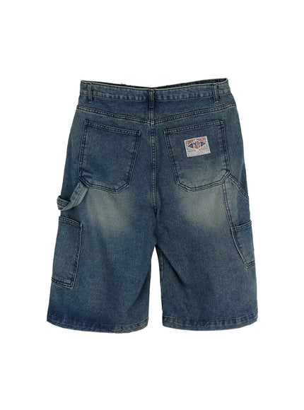 Men's Patchwork Carpenter Jorts IL520