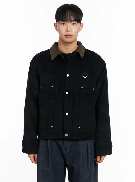 mens-corduroy-jacket-in518-1 / Black