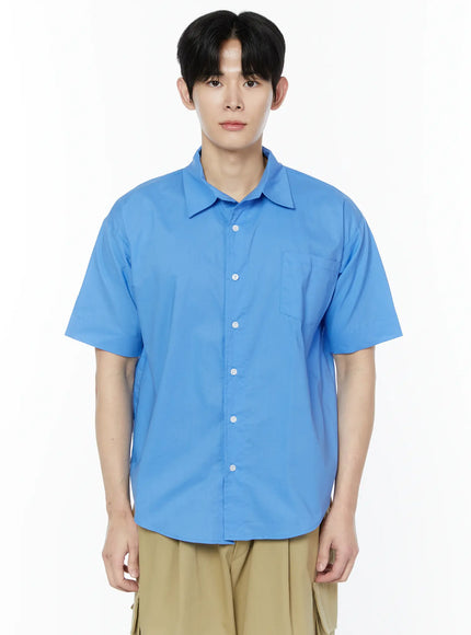 classic-button-up-shirt-ia530 / Blue