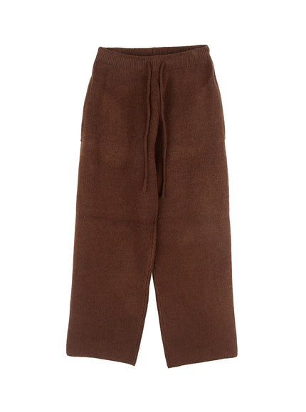 mens-cozy-knit-pants-if504 / Brown