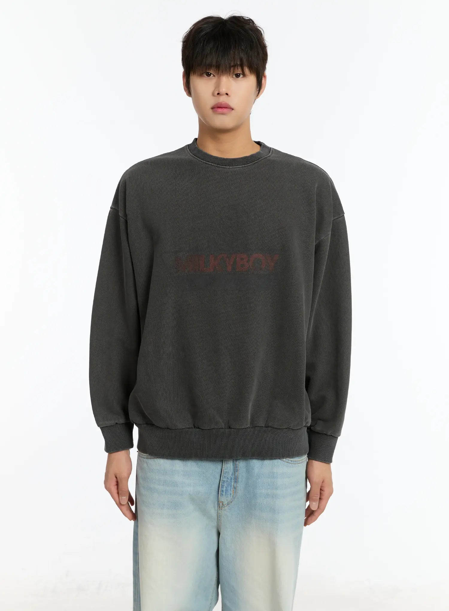mens-graphic-sweatshirt-im502 / Dark gray