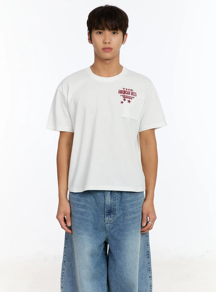 mens-graphic-t-shirt-with-pocket-im530 / White