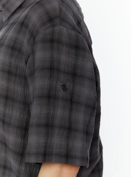 mens-rolled-sleeve-plaid-shirt-iu515