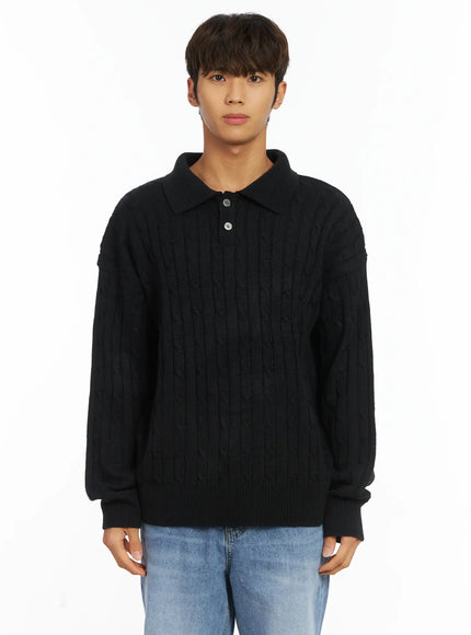mens-cable-knit-collar-sweater-ij514