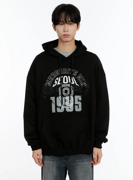 mens-relaxed-fit-graphic-hoodie-id502 / Black
