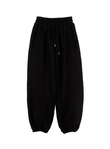 mens-versatile-balloon-fit-sweatpants-io531 / Black