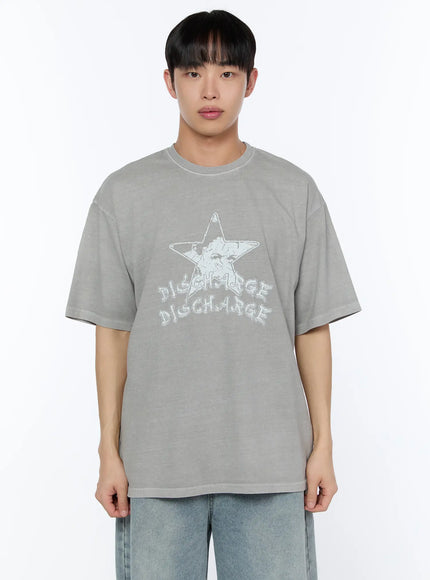 mens-abstract-graphic-t-shirt-ia520 / Gray