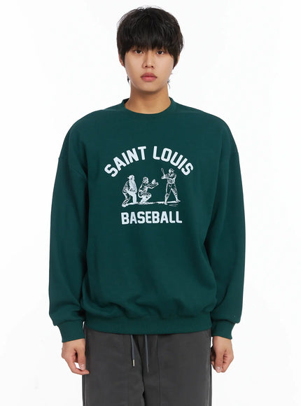 mens-saint-louis-graphic-crewneck-ij512 / Green