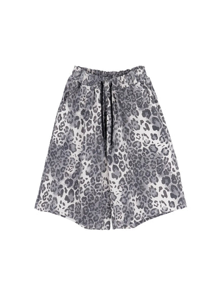 mens-leopard-print-bermuda-shorts-ia517 / Light beige