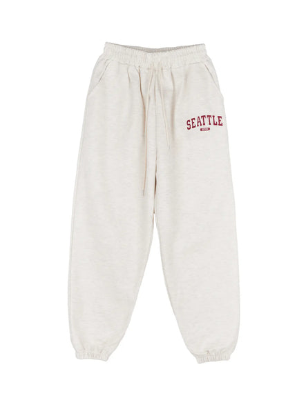 mens-seattle-cuffed-sweatpants-id511 / Light beige