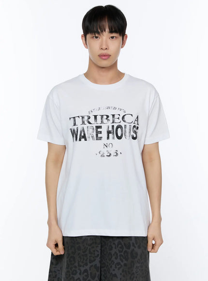 mens-graphic-print-t-shirt-ia517 / White