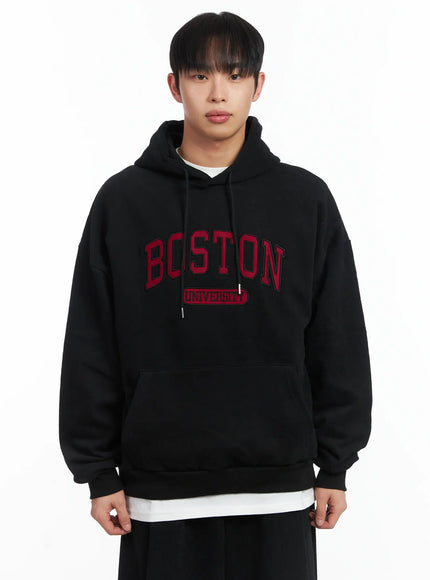 city-theme-fleece-sweatshirt-id515 / Black