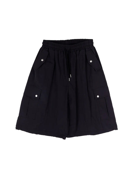 mens-cargo-bermuda-shorts-ia520 / Black