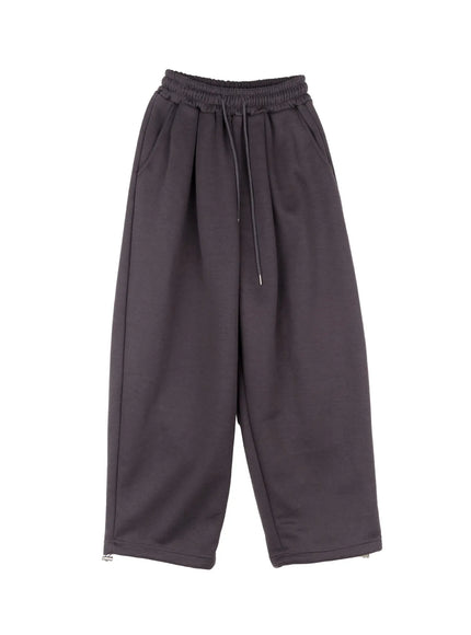 mens-wide-leg-track-pants-in528 / Dark gray