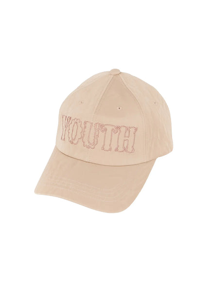 crackle-faux-leather-youth-cap-id524 / Beige