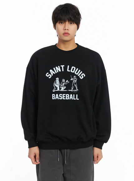 mens-saint-louis-graphic-crewneck-ij512 / Black