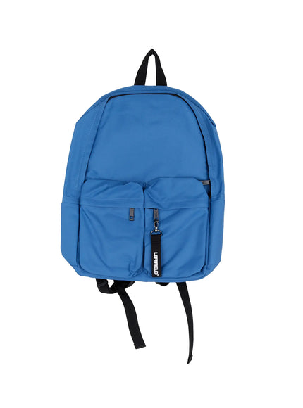 mens-casual-two-pocket-backpack-is519 / Blue