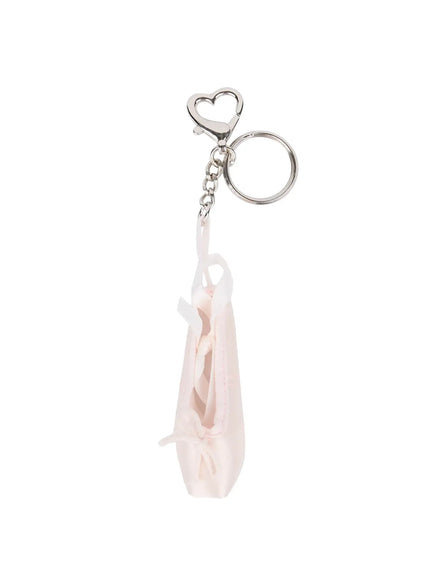 mini-ballet-shoe-keychain-is516 / Light beige