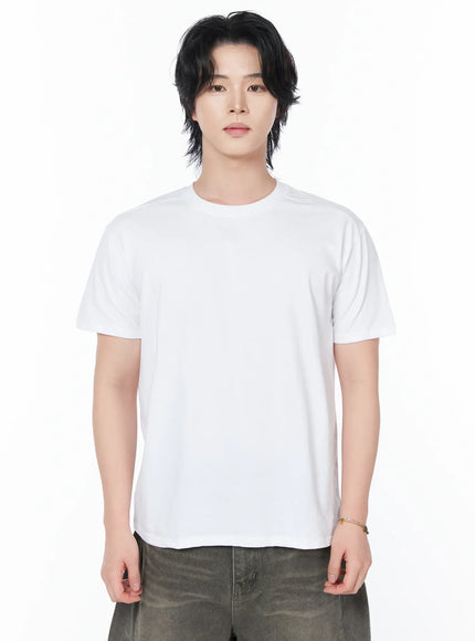 mens-casual-t-shirt-iy525 / White