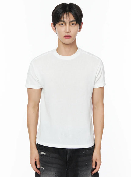 soft-crew-neck-tee-iu510 / White