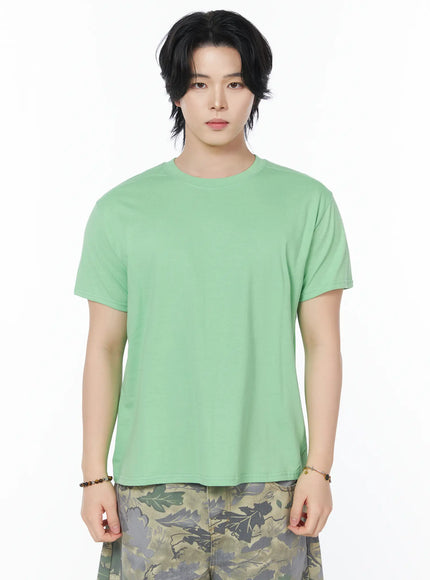 mens-casual-t-shirt-iy525 / Light green