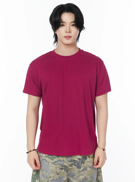 mens-casual-t-shirt-iy525 / Purple