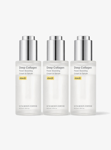 Deep Collagen Power Boosting Cream In Serum Trio Set (30ml*3ea)
