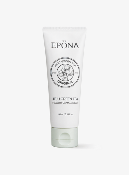 Jeju Green Tea Flower Volcanic Scoria Foam Cleanser (100ml)