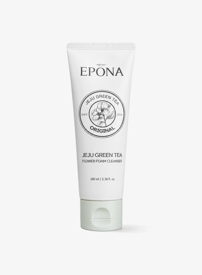 Jeju Green Tea Flower Volcanic Scoria Foam Cleanser (100ml)